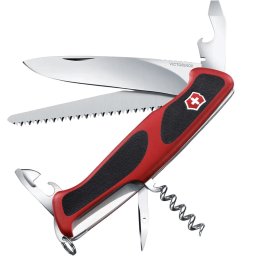 VICTORINOX nůž kapesní RangerGrip 55 130mm ČERVENÝ