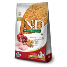 N&D Ancestral Grain Dog Light Mini Chicken Pomegranate 2,5 kg