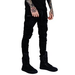 kalhoty (unisex) KILLSTAR - Diablo Jeans - BLACK - KSRA000410