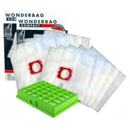 Originální sáčky ROWENTA Wonderbag Compact WB305140 10ks + HEPA filtr