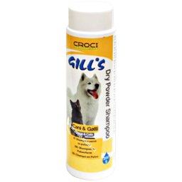 Croci Gill's pudr - suchý šampon pro kočky a psy 200 g