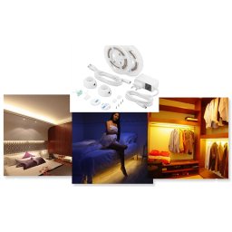 LED pasy sada do pokoje 2x 1,5M pás na senzor pohybu + nastavitelný čas vypnutí - PACK