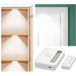 LED svítidla 2xpack do skříňky + magnetický senzor - 2x 1,5V AAA baterie