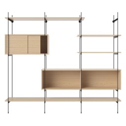 Bolia designové knihovny ROD Shelf 09