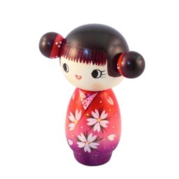Japonská panenka Kokeshi Odango 13 cm