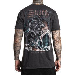 tričko pánské SULLEN - WOLF PAQ - VINTAGE BLACK - SCM2890_VBK