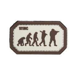 101INC nášivka AIRSOFT EVOLUTION velcro 3D PVC DESERT