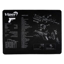 Viper podložka pracovní GLOCK pryžová ČERNÁ