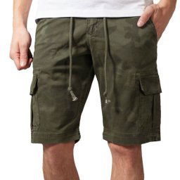 kraťasy pánské URBAN CLASSICS - Camo Cargo - olive camo - TB1612-olive camo