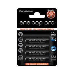 Baterie Panasonic Eneloop Pro BK-4HCCE, BK-4HCDE, AAA 930mAh, EKO blistr 4 ks