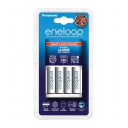 Panasonic BQ-CC55 rychlonabíječka, EKO + 4x Panasonic Eneloop AA 2000mAh
