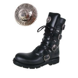 boty NEW ROCK - Flat Classic Boot (1473-S1) Black