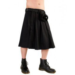 kilt Black Pistol - Short Kilt Denim Black - B-2-10-001-00