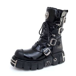 boty New rock - Bizarre Boots (313-S1) Black