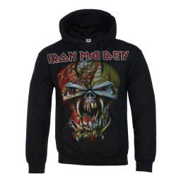 mikina pánská Iron Maiden - Final Frontier Big Head - ROCK OFF - IMHOOD01MB