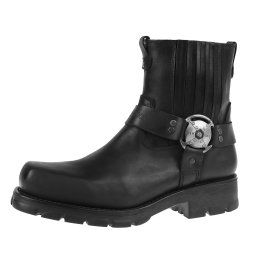 boty NEW ROCK - 7605-S1 - Itali Negro
