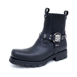boty NEW ROCK - 7621-S1 - Itali Negro