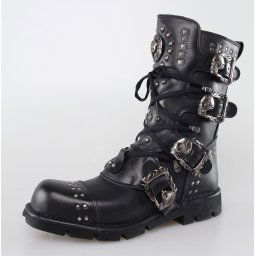boty NEW ROCK - 1474-S1 - Itali Negro