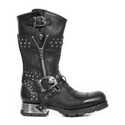 boty NEW ROCK - MR022-S1 - Itali Negro