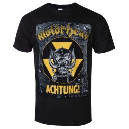 tričko pánské Motörhead - Achtung g- Blk - ROCK OFF - MHEADTEE06MB