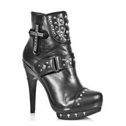 boty NEW ROCK - PUNK063-S1 - Nomada Negro