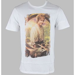 tričko pánské Hobit - Bilbo - White - HOBTS-1201-BLANCL