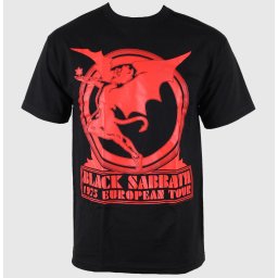 tričko pánské Black Sabbath - Europe 75 Tour - BRAVADO - 34191007