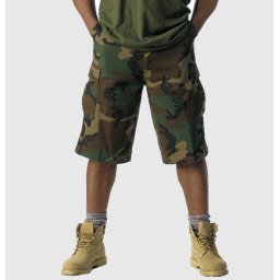 kraťasy pánské ROTHCO - LONGER STYLE - WOODLAND - 7765