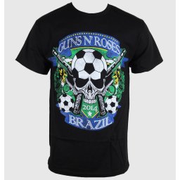 tričko pánské Guns N' Roses - Brazil Cup - Black - BRAVADO - GNR1531