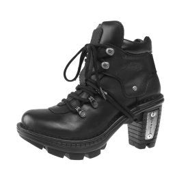 boty NEW ROCK - Itali Negro - Nomada - Goma - M.NEOTR007-S1