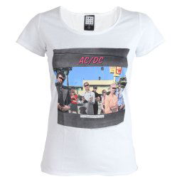tričko dámské AC/DC - Dirty Deeds - White - AMPLIFIED - ZAV601DDC