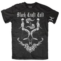 tričko pánské BLACK CRAFT - Pisces - Black - MT113PS