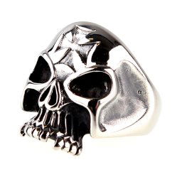 prsten ETNOX - Iron Cross Skull - SR1156