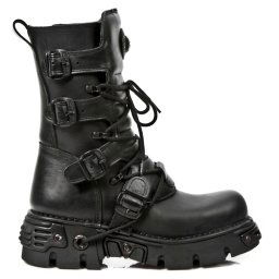boty NEW ROCK - ITALI NEGRO OXIDO - M.373-S18