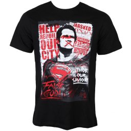 tričko pánské Batman vs. Superman - Superman Anti-Hero - Black - LEGEND - MEBVSSMTS016