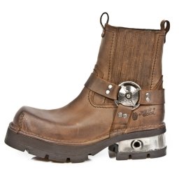 boty NEW ROCK - VENTURE AVIADOR - MARRON - M.1605-S2