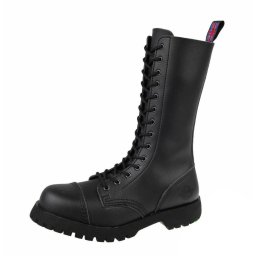 boty NEVERMIND - 14 dírkové - Vegan - Black Synthetic - 10114S