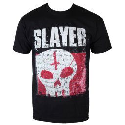 tričko pánské Slayer - Undisputed Attitude Skull - BLK - ROCK OFF - SLAYTEE32MB