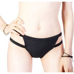 plavky dámské (spodní díl) DISTURBIA - Craft Briefs - DIS805- BLK