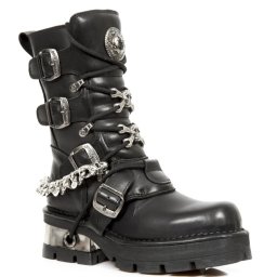 boty NEW ROCK - Itali Negro - Nomada Negro - Planing Negro - M.1053-C1