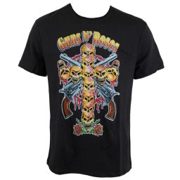 tričko pánské Guns N' Roses - Skull Cross - AMPLIFIED - AV210NSC
