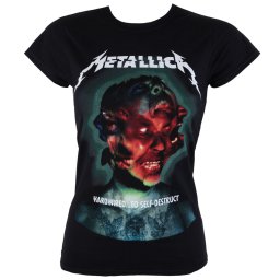 tričko dámské Metallica - Hardwired Album Cover - RTMTLGSBHAR