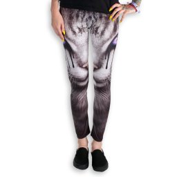 kalhoty dámské (leginy) SPIRAL - CAT'S TEARS - Black - D070G456