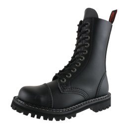 boty KMM 10dírkové - Vegan - Black - 100