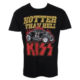 tričko pánské KISS - Hotter Than Hell - Black - HYBRIS - ER-1-KISS008-H69-5-BK