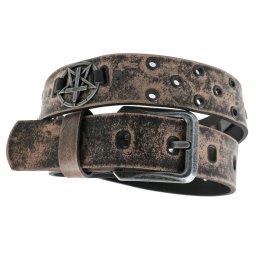 pásek Pentagram Cross - brown - LSF2 27