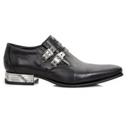 boty NEW ROCK - ANTIK PULIDO-NEGRO, VIP1 NEGRO - M.2246-S5