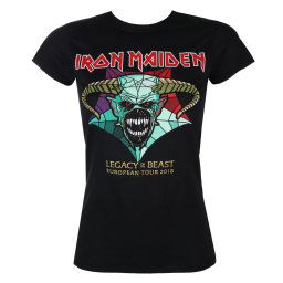 tričko dámské Iron Maiden - Legacy of the Beast European Tour 2018 - ROCK OFF - IMTEE72LB