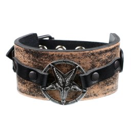 náramek Baphomet - brown - LSF1 53