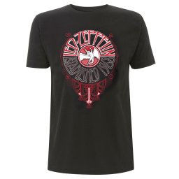 tričko pánské Led Zeppelin - Deco Circle - Black - RTLZETSBDEC